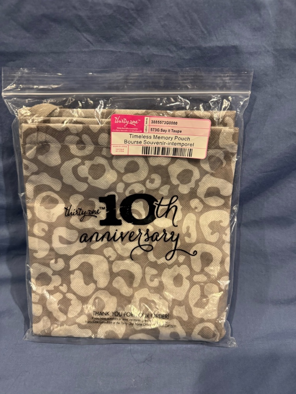 Thirty One Timeless Memory Pouch NEW